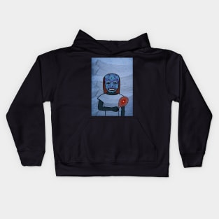 Explore the Crypto Landscape - A FemaleMask NFT "Bear Market" with PixelEye Color and BlueItem Kids Hoodie